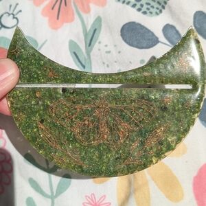 Butterfly Green Glitter Card Holder